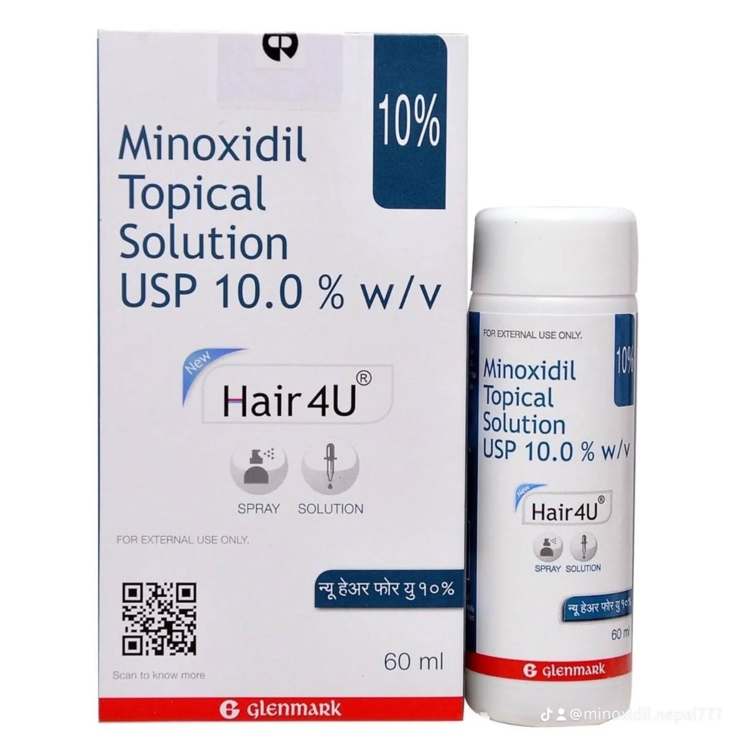 Minoxidil Nepal Facebook post